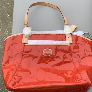 Coach orange purse
